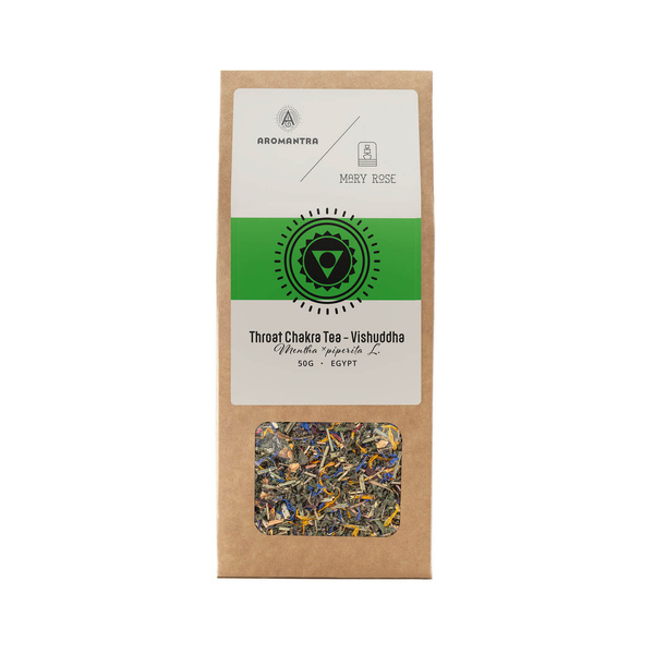 Aromantra x Mary Rose – Throat Chakra Tea – Vishuddha (herbal tea) 50g