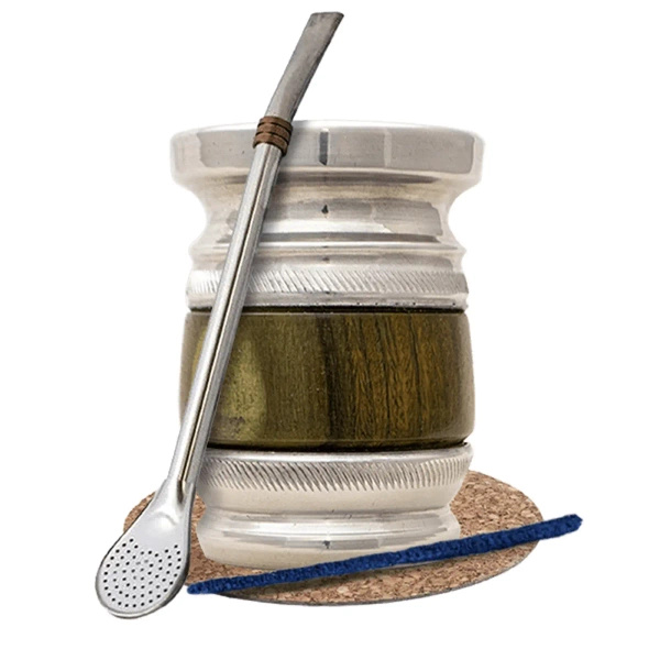Yerba Mate Accessories Set Palo Santo + Bombilla