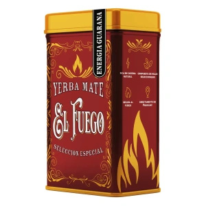 Yerbera – Tin can + El Fuego Energia Guarana 0.5kg