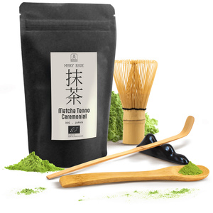 Ceremonial Matcha Tea Brewing Set: Japanese Organic Matcha 30g + Accessories