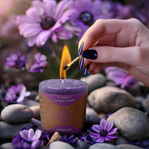 Scented candle – Crown Chakra