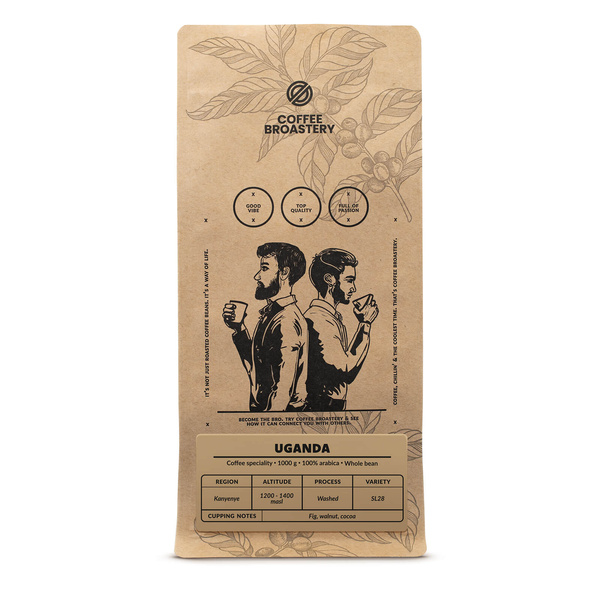 Bro Coffee Roastery - Whole Bean Coffee Uganda Kanyenye Speciality 1kg