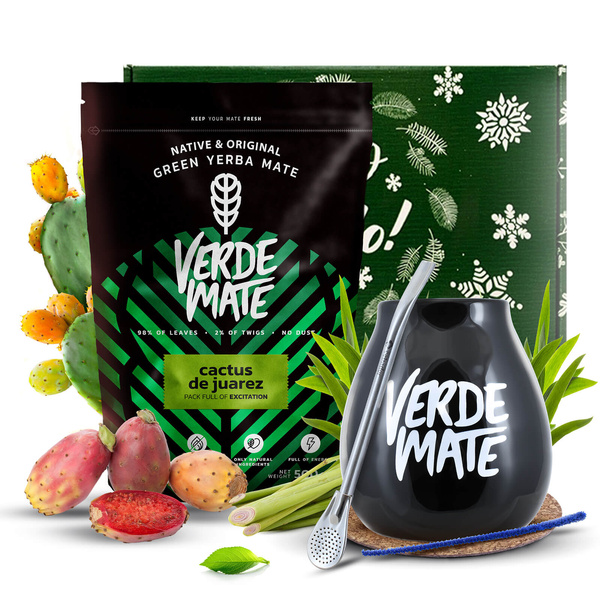 Gift Set Yerba Mate Verde Mate Cactus 0.5kg