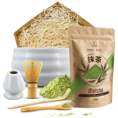 Matcha tea brewing gift set