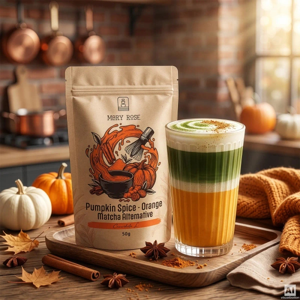 Colourful Matcha Set: Red Matcha + Orange Matcha