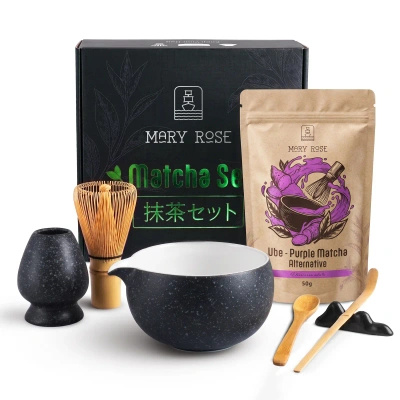 Gift Set for Preparing Purple Matcha