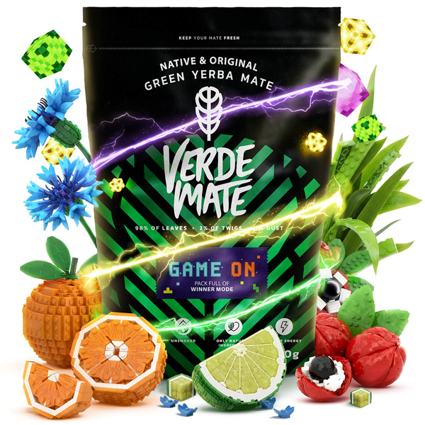 Verde Mate Green Game On 0.4 kg – yerba mate for gamers with energy drink flavour