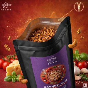 Nustino Crunch – Roasted Cashews – Pizza Margherita 100g