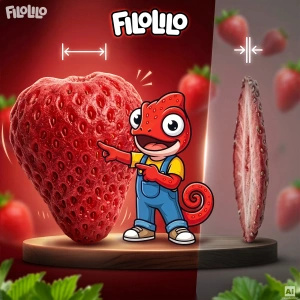 FiloLilo – Freeze-dried whole strawberries 20g