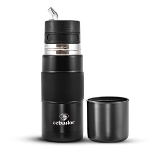 Yerba Mate Accessories Set: Yerbomos + thermos + thermal mate gourd
