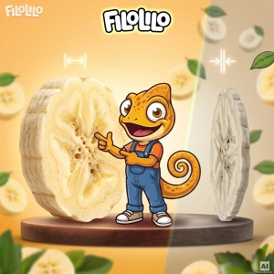FiloLilo – Freeze-dried banana slices 100g