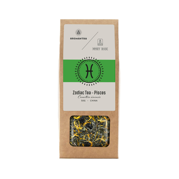 Aromantra x Mary Rose – Zodiac Tea – Pisces (green tea) 50g
