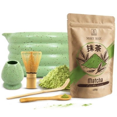 Matcha Tea Brewing Set: Matcha 100g + Accessories