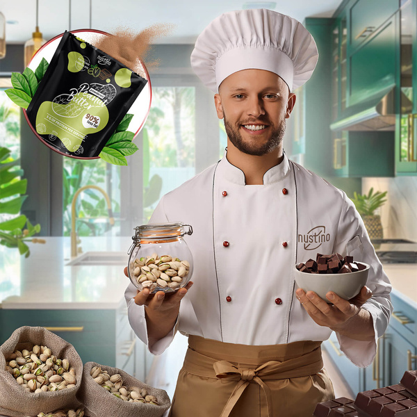 Nustino Powdered Peanut Butter Set: Assorted Flavours 3x400g