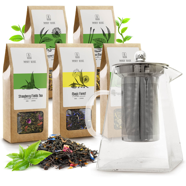 Mary Rose - Gift set of tea + teapot with brewer