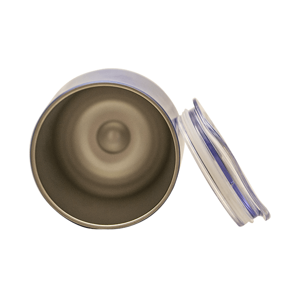 TermoLid – thermal mate cup with a lid – Verde Mate (black) – 350 ml