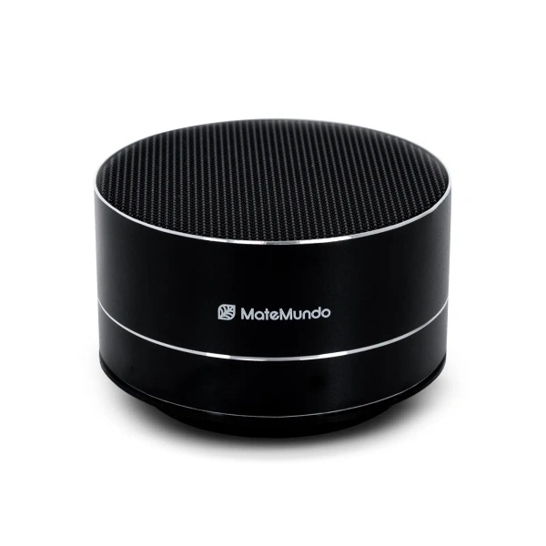 Speaker with MateMundo logo