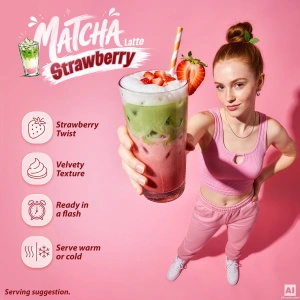 Mary Rose – Strawberry Matcha Latte 100g