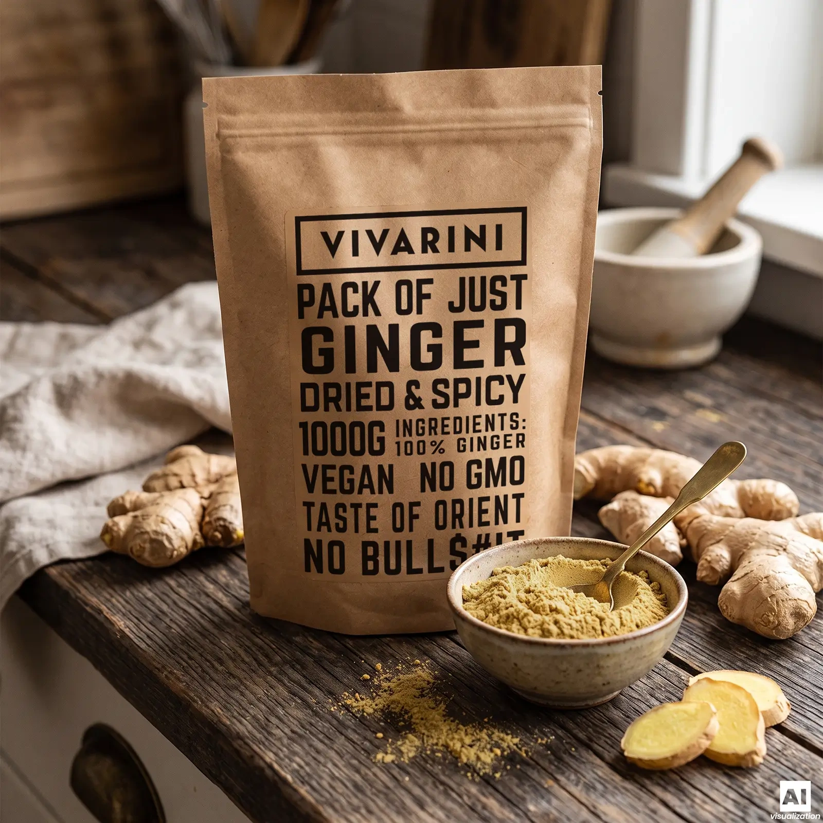 Vivarini – ground ginger – serving suggestion