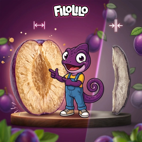 FiloLilo – Freeze-dried plum halves 20g