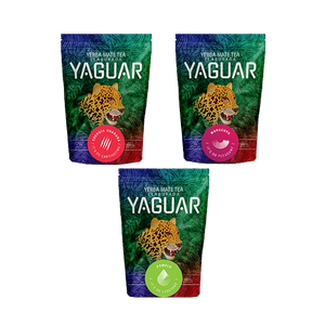 Yerba Mate Yaguar set various types 3x500g