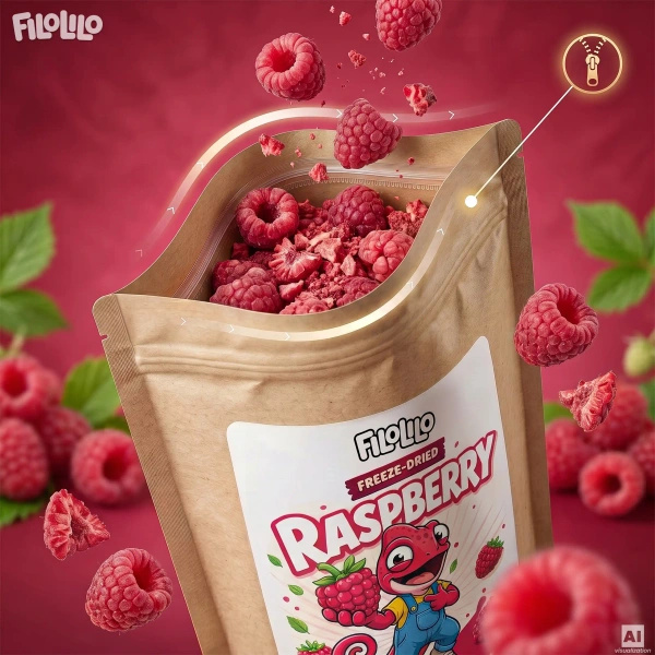 FiloLilo – Freeze-dried raspberries 20g