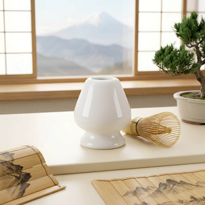 Kusenaoshi - Ceramic Chasen Holder - Yuki