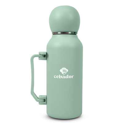 YerbaGo – Thermos with Mate Gourd and Bombilla 1.3 L – pistachio