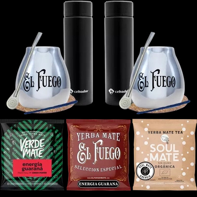 PREMIUM Thermos yerba Mate Set for Couples