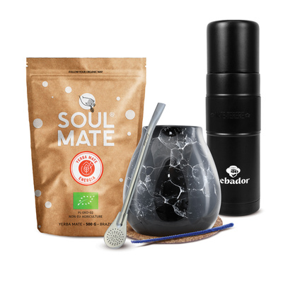 Yerba Mate Set Soul Mate 500g 0.5kg Yerbomos XL + Calabash + Bombilla