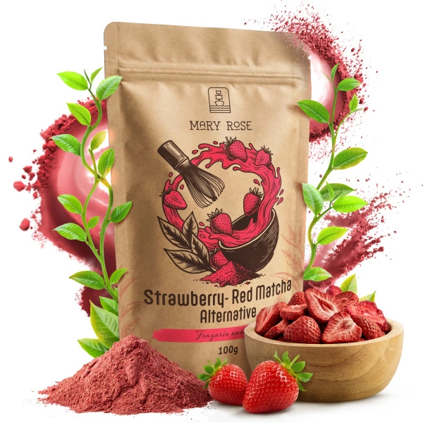 Mary Rose – Red Matcha Alternative – Strawberry Powder 100g