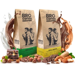 Set of Bro Coffee Roastery Brazil Samba + Brazil Cerrado 2x1kg (2kg)