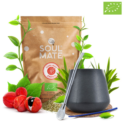 STARTER KIT FOR YERBA MATE BOMBILLA CALABASH 500g