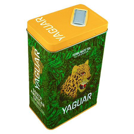 Yerbera – Tin can + Yaguar Maracuya 0.5 kg