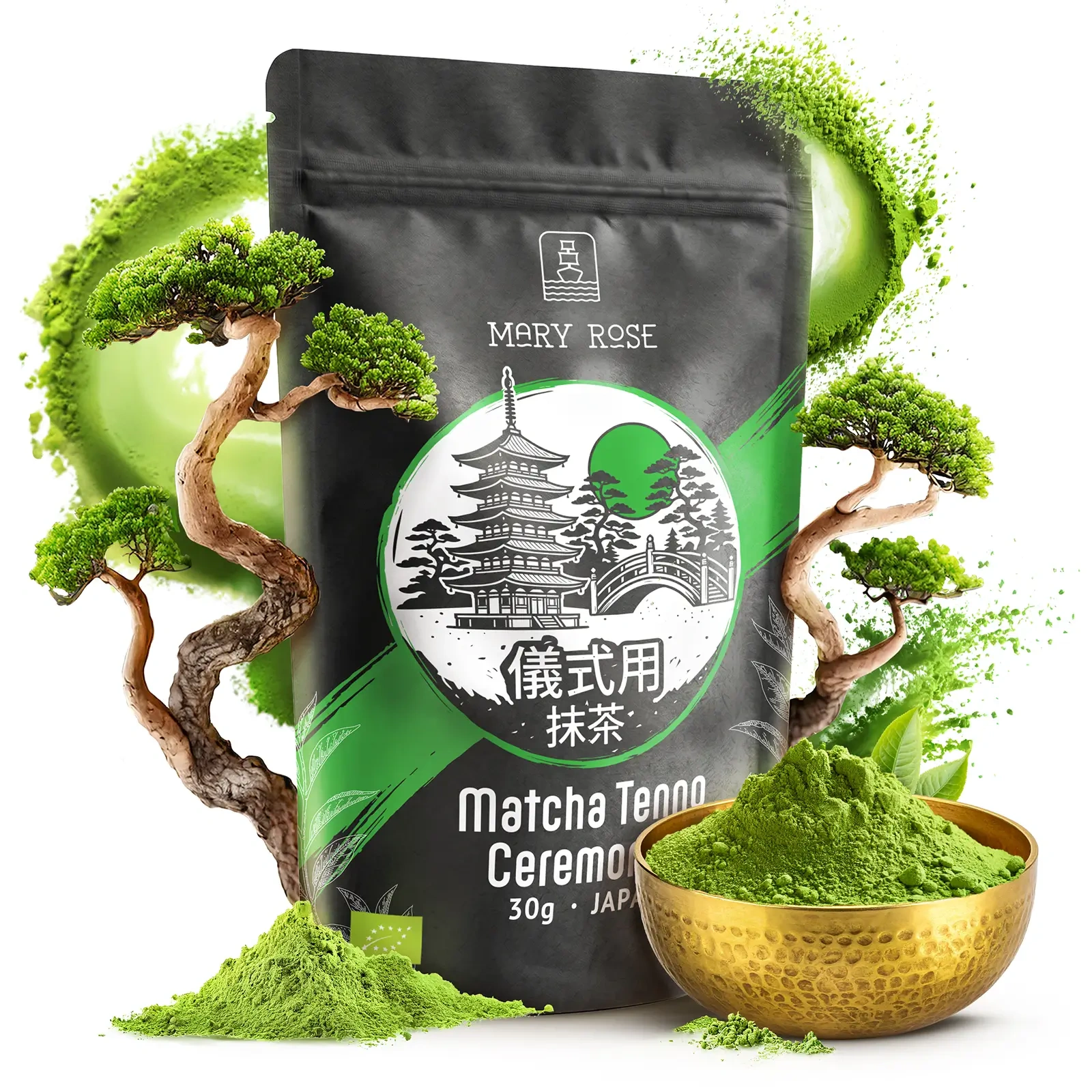 Japanese ceremonial matcha BIO Mary Rose