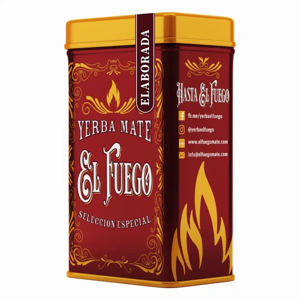 Yerbera – Tin can + El Fuego Elaborada 0.5kg