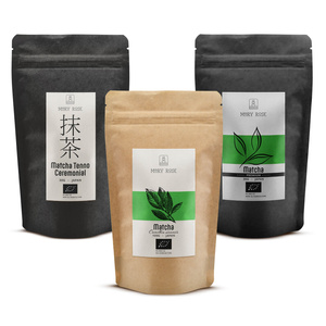 Set of 3 Japanese Organic Matcha Teas: Ceremonial + Premium + Culinary