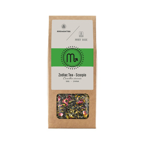 Set for Scorpio: zodiac tea + magic gemstone