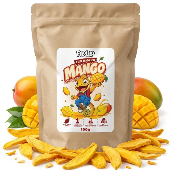 FiloLilo – Freeze-dried mango slices 100g
