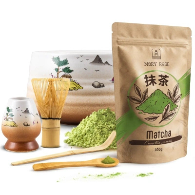 Matcha tea brewing set