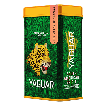 Yerbera – Tin can + Yaguar Papaya 0.5 kg