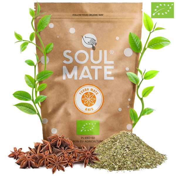 Yerba Mate Set Soul Mate Organica 2x500g 1kg Calabash + Bombilla