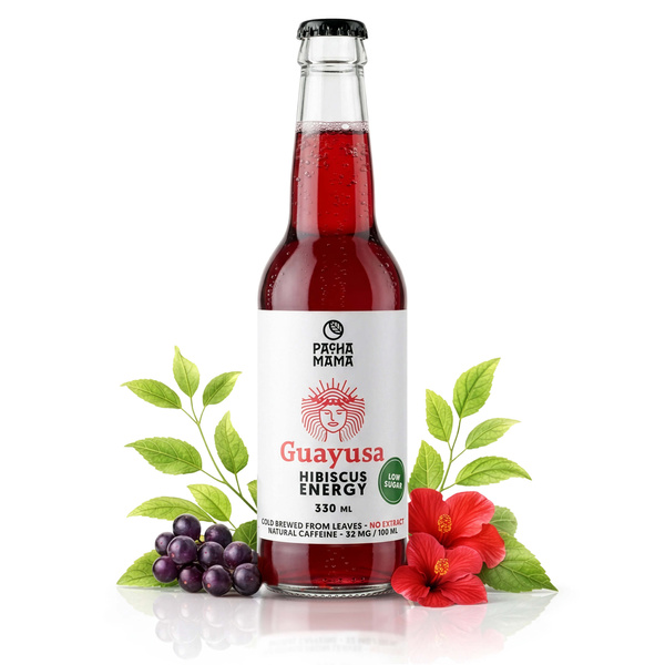 Guayusa Pachamama Cold Brew – Hibiscus Energy 330ml