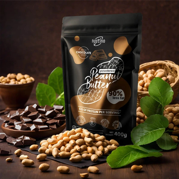 Powdered Peanut Butter Set Nustino: Classic + Chocolate 2x400g