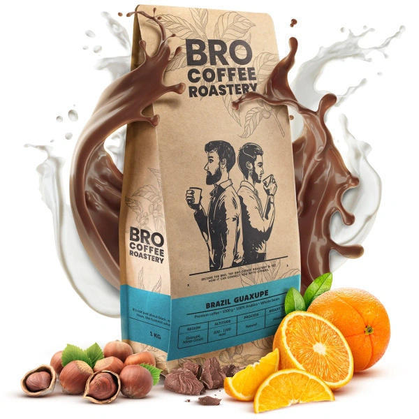 Set for Pumpkin Spice Latte: Coffee Bro Coffee Roastery Brazil Guaxupe 1kg + Pumpkin Spice Latte Mix 100g