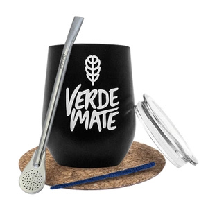 Yerba Mate Accessories Set: thermal mate gourd TermoLid + bombilla