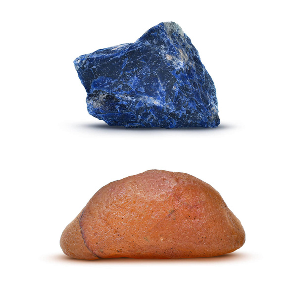 Set of natural stones, crystals and incenses - esotericism, yoga, meditation