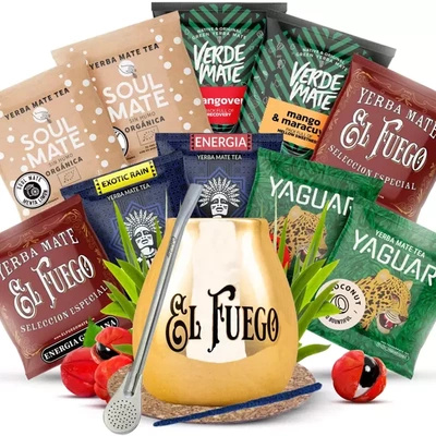 HUGE Yerba Mate Set 10x50g FIND YOUR TASTE
