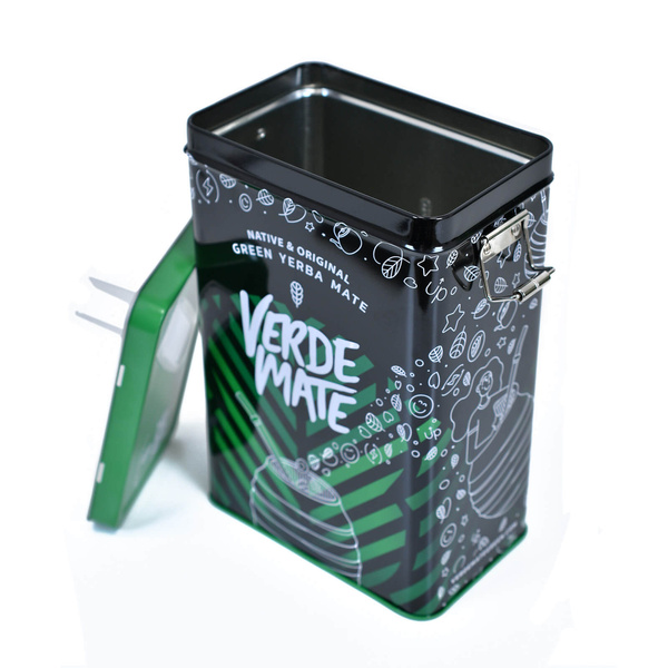 Yerbera – Tin can + Verde Mate Green Tereré 0.5kg