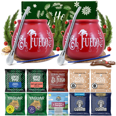 Winter Gift Set Yerba Mate for two 10x50g